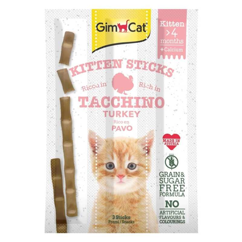 GimCat - Gimcat Sticks Kitten Hindili Ödül Çubukları 3*3Gr.