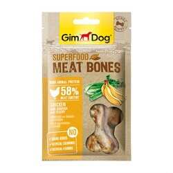 GimDog - Gimdog Meat Bones Muzlu Ve Kerevizli Tavuk Köpek Ödülü 70 Gr (1)