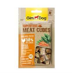 GimDog - Gimdog Meatcubes Havuçlu Ve Ispanaklı Tavuk Köpek Ödülü 40Gr (1)