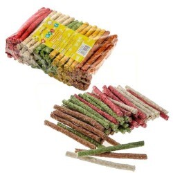 Gimdog Press Burgu Köpek Stick Çubukları Karışık Renkler 12,5 Cm 900 Gr 100 Lü Paket - Thumbnail