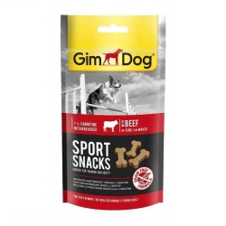 GimDog - Gimdog Sportsnacks Beef Sığır Etli Köpek Ödül Tableti 60 Gr