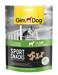GimDog - Gimdog Sportsnacks Kuzu Etli L-Carnitinli Köpek Ödül Maması 150 Gr