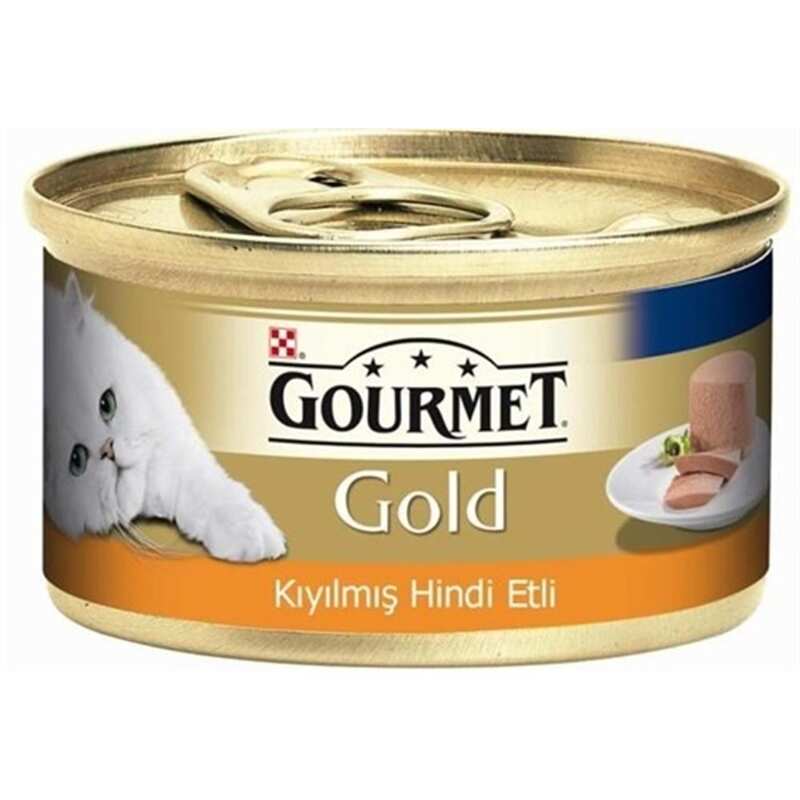 Pro Plan - Gourmet Gold Kıyılmış Hindi Etli Yaş Kedi Konserve Maması 85 Gr.