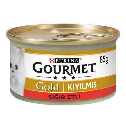 Pro Plan - Gourmet Gold Kıyılmış Sığır Etli Kedi Konserve 85 Gr.