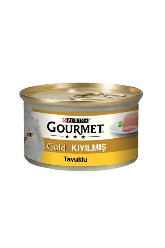 Gourmet Gold Kıyılmış Tavuk Etli Yaş Kedi Konserve Maması 85 Gr. - Thumbnail