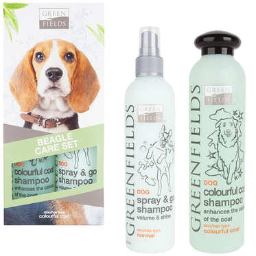 Green Fields - Green Fields Beagle Köpek Şampuanı Ve Sprey Seti 2X250 Ml