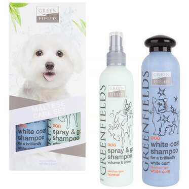 Green Fields - Green Fields Maltese Köpek Şampuanı Ve Sprey Seti 2X250 Ml