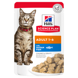 Hills - Hills Adult Okyanus Balıklı Kedi Konservesi 85 Gr.