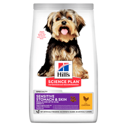 Hills - Hills Adult Small Mini Sensitive Stomach & Skin Hassas Köpek Maması 1,5 Kg.