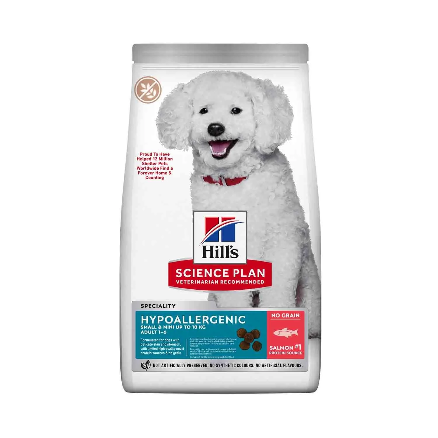 Hills Hypoallergenic Somonlu Küçük Ve Mini Irk Yetişkin Köpek Maması 1,5kg - Thumbnail