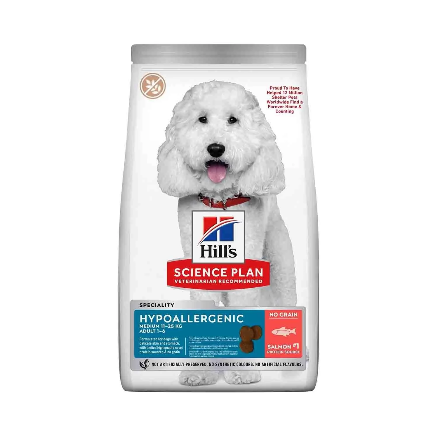 Hills - Hills Hypoallergenic Yetişkin Orta Irk Köpek Maması 12kg