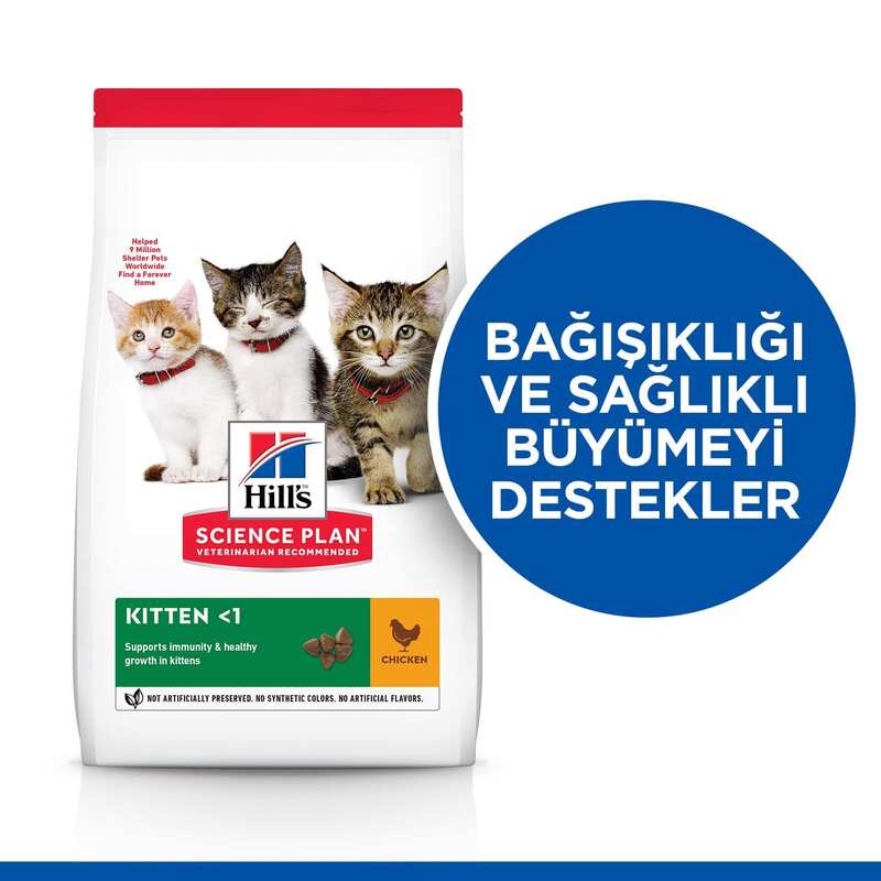 Hills Tavuklu Yavru Kedi Maması 1,5 Kg. - Thumbnail