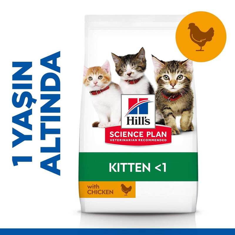 Hills - Hills Kitten Healthy Development With Chicken Tavuklu Yavru Kedi Maması 7 Kg.