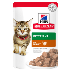 Hills - Hills Kitten Hindi Etli Yavru Kedi Konservesi 85 Gr.