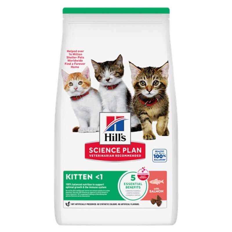 Hills - Hills Kitten Somonlu Yavru Kedi Maması 5+2 Kg