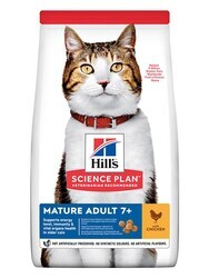 Hills Mature +7 Tavuklu Yaşlı Kedi Maması 1,5 Kg. - Thumbnail