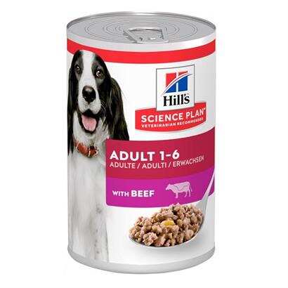Hills - Hills Biftekli Köpek Konserve Maması 370 Gr