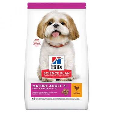 Hills - Hills Mature Adult Small & Miniature Chicken Küçük Irk İçin Tavuklu Yaşlı Köpek Maması 1,5 Kg. (1)