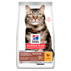Hills - Hills Mature Hairball&İndoor Yaşlı Kuru Kedi Maması 1,5 Kg.