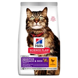Hills - Hills Sensitive Stomach Skin Deri Hassasiyeti Kedi Maması 1,5 Kg.
