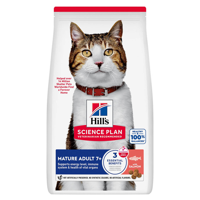Hills - Hill's SP Somonlu +7 Yaşlı Kedi Maması 1.5 Kg