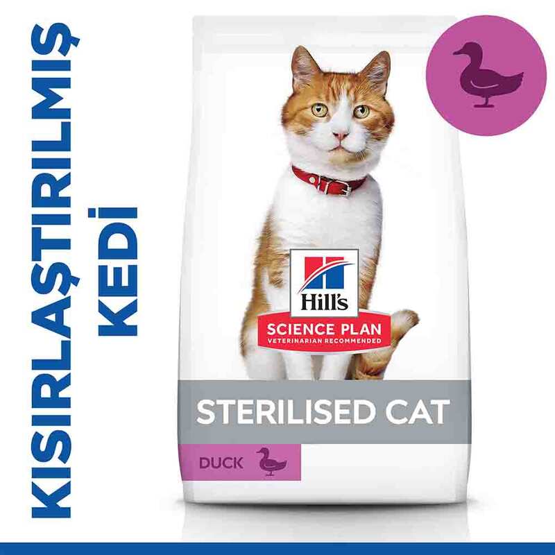 Hills Sterilised Ördekli Kısırlaştırılmış Kedi Maması 10 Kg. - Thumbnail