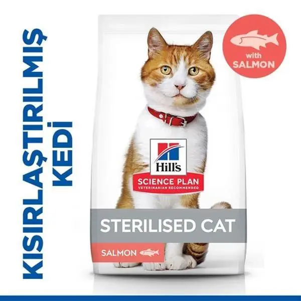 Hills - Hills Sterilised Somon Balıklı Kısırlaştırılmış Kedi Maması 1,5Kg