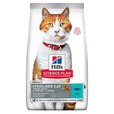 Hills Young Adult Sterilised Tuna Balıklı Kısırlaştırılmış Kedi Maması 1,5 Kg.
