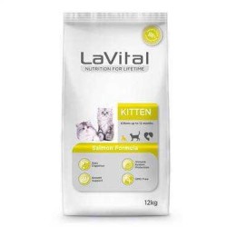 LaVital - Lavital Kitten Salmon Yavru Kedi Maması Somonlu 12 Kg.