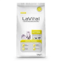 LaVital - Lavital Kitten Salmon Yavru Kedi Maması Somonlu 1,5 Kg.