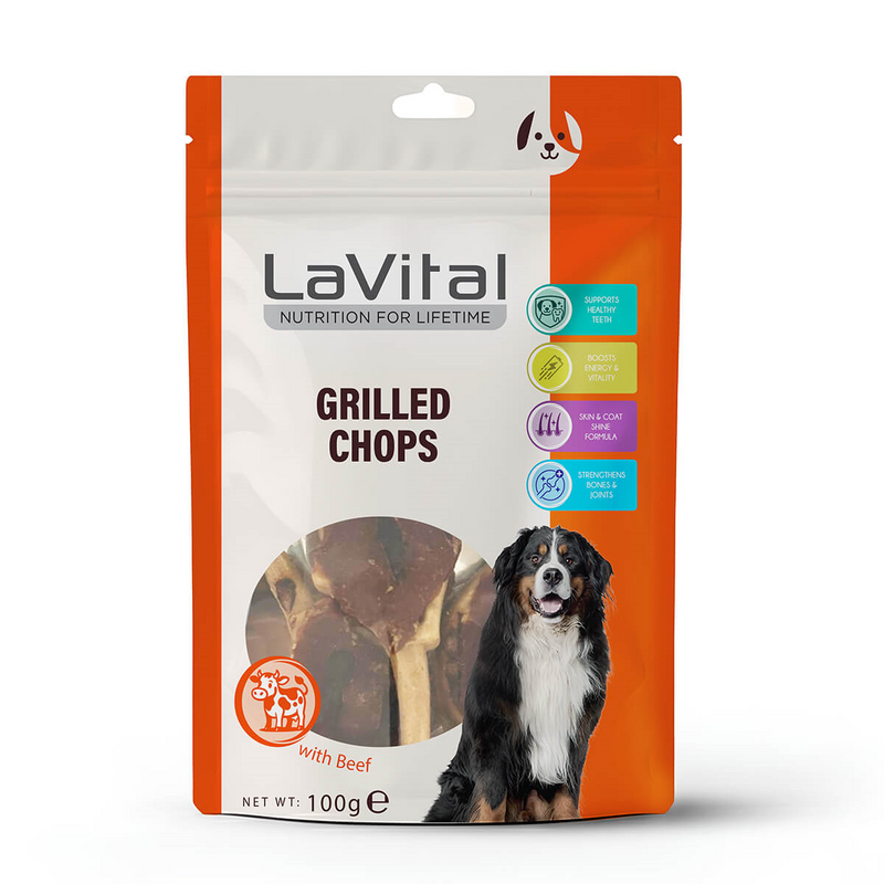 LaVital - LaVital Kuzu Etli Pirzola Köpek Ödülü 100g