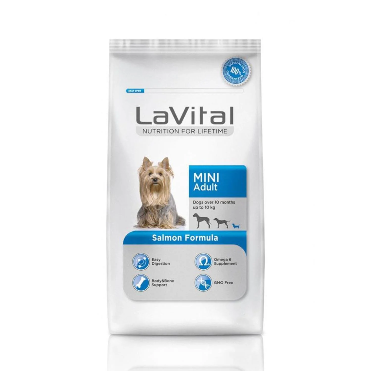 LaVital - Lavital Mini Adult Salmon Küçük Irk Köpek İçin Somonlu Mama 1,5 Kg.