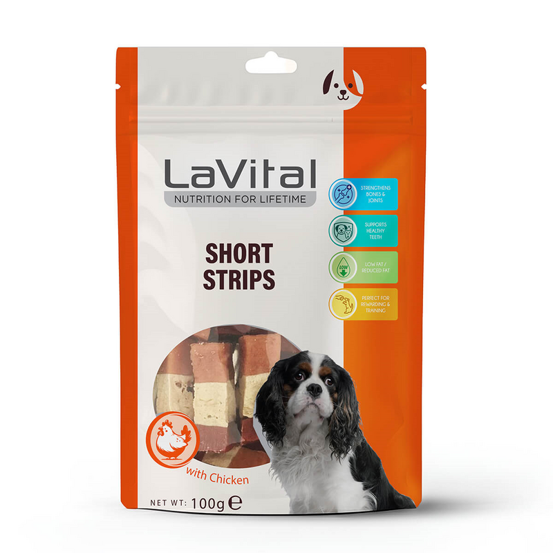 LaVital - LaVital Tavuk,Ördek ve Morina Balıklı Köpek Ödülü 100g