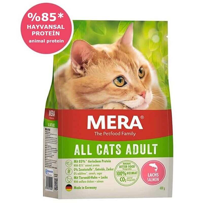 Mera - Mera Adult Tahılsız Somonlu Yetişkin Kedi Maması 2 Kg.