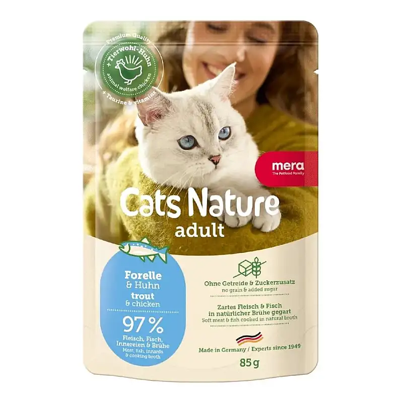 Mera Alabalıklı Yetişkin Kedi Yaş Maması 85 Gr