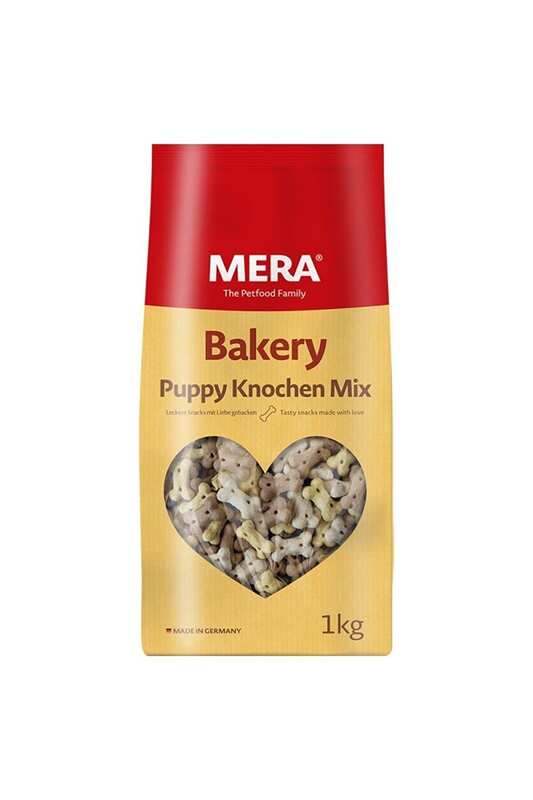 Mera - Mera Bakery Puppy Knochen Mix Kemik Şekilli Yavru Köpek Eğitim Ödül Bisküvisi 1 Kg