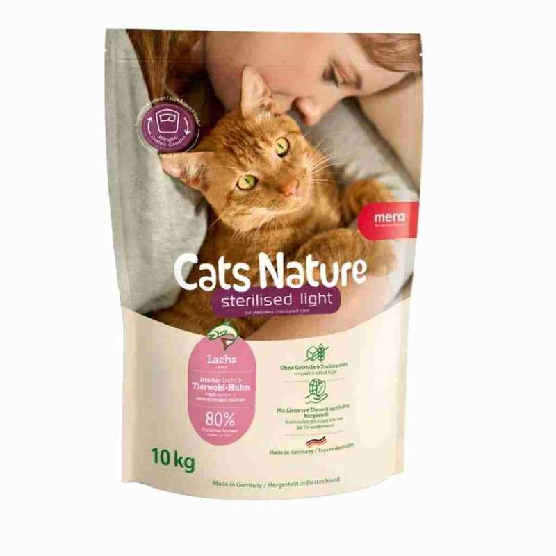 Mera - Mera Cats Nature Somonlu Kısırlaştırılmış Kedi Maması 10 Kg