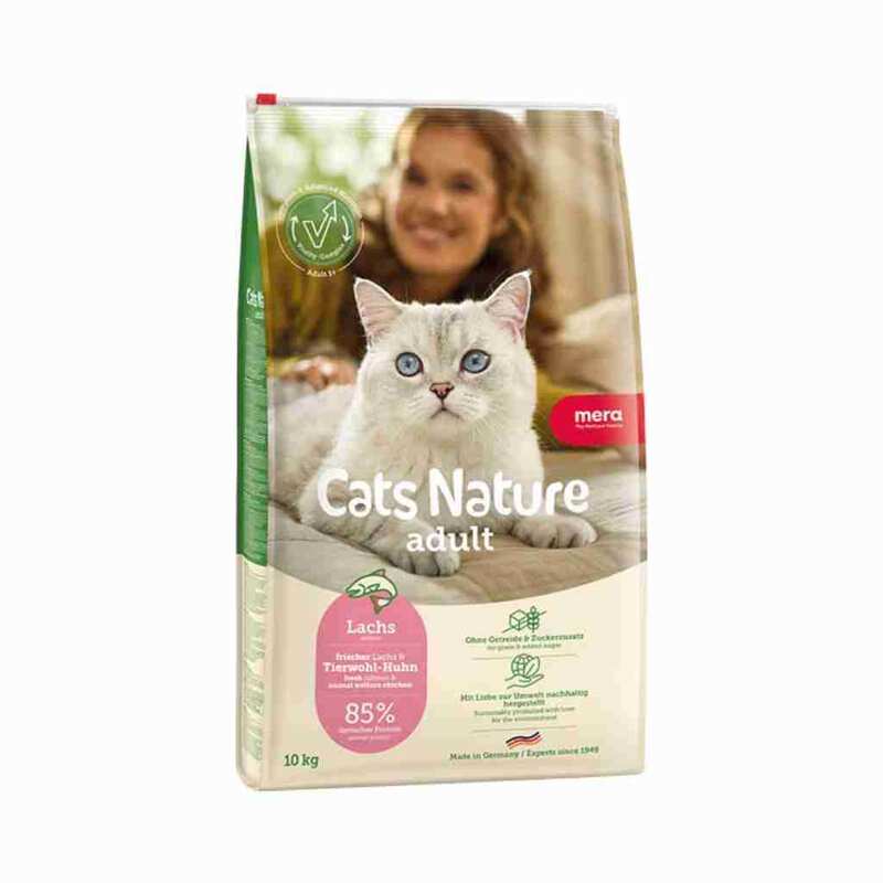 Mera - Mera Cats Nature Somonlu Yetişkin Kedi Maması 10 Kg
