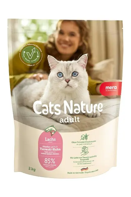 Mera - Mera Cats Nature Somonlu Yetişkin Kedi Maması 2 KG