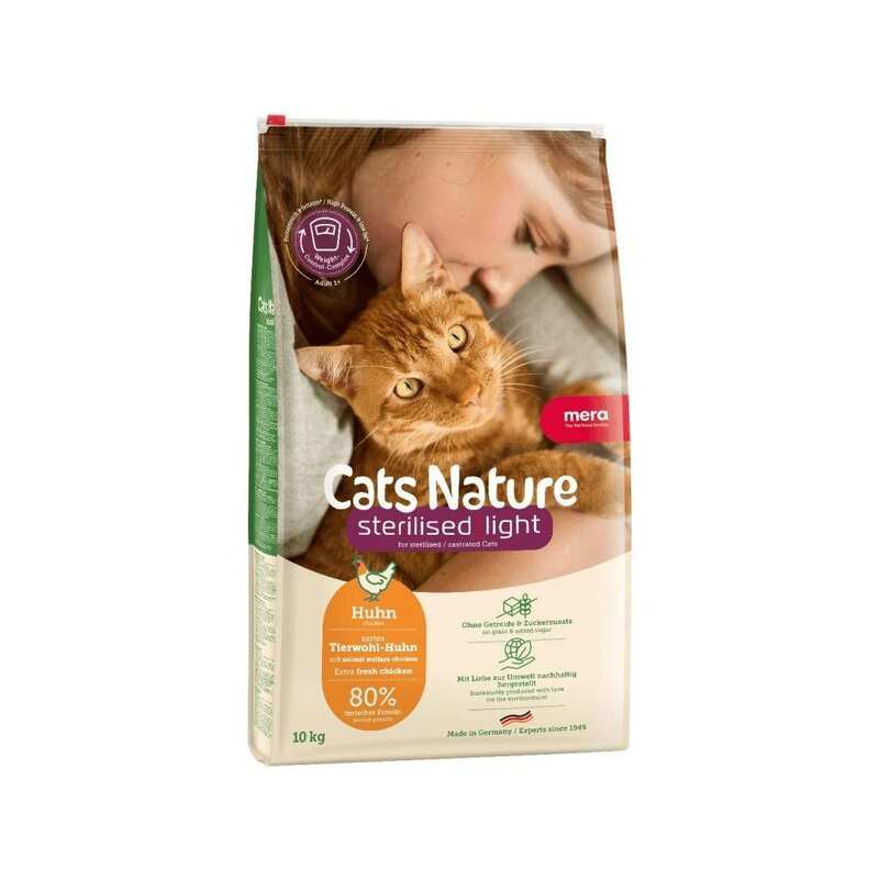MERA - Mera Cats Nature Tavuklu Kısırlaştırılmış Kedi Maması 10 Kg