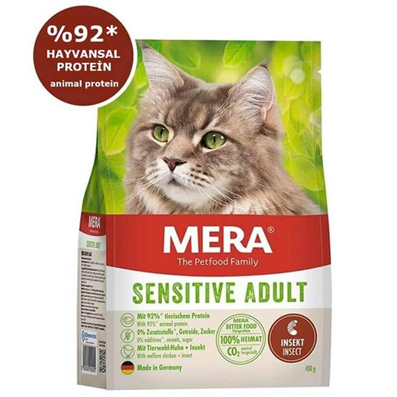 Mera - Mera Insect Sensitive Larva Proteinli Tahılsız Yetişkin Kedi Maması 2 Kg.