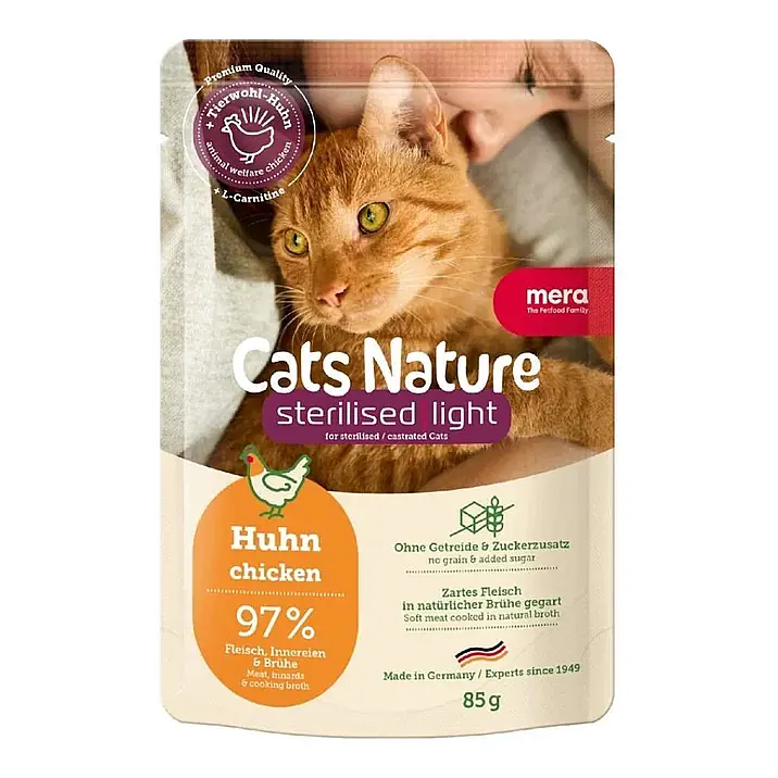 Mera Sterilized Tavuklu Kısır Kedi Yaş Maması 85 Gr - 1