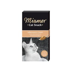 Miamor - Mıamor Cream Ciğerli Kedi Ödülü 6X15 G