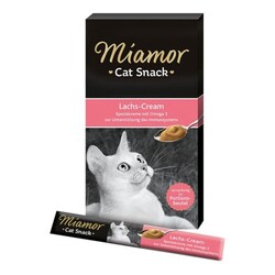 Miamor - Mıamor Cream Somonlu Kedi Ödülü 6X15 G