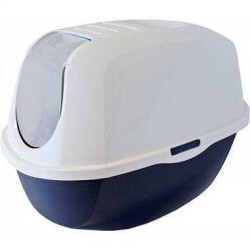 Moderna Smart Kapalı Kedi Tuvaleti 53 Cm Lacivert - Thumbnail