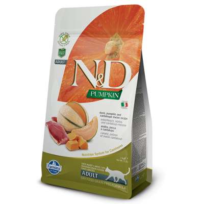 N&D Pumpkın Tahılsız Balkabaklı Ördek Ve Kavunlu Kedi Maması 1,5 Kg. - 1