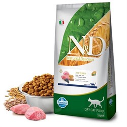 N&D L.GRAIN - N&D Düşük Tahıllı Kuzu Etli Kısırlaştırılmış Kedi Maması 10 Kg.