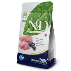 N&D - N&D Prıme Tahılsız Kuzu Ve Yaban Mersinli Kedi Maması 10 Kg.