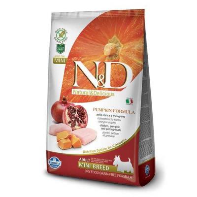 N&D Tahılsız Balkabaklı Tavuklu Küçük Irk Köpek Maması 2,5 Kg. - 1
