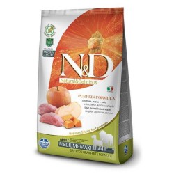 N&D PUMPKIN - N&D Tahılsız Balkabaklı Yaban Domuzlu Medium Maxi Köpek Maması 12 Kg.